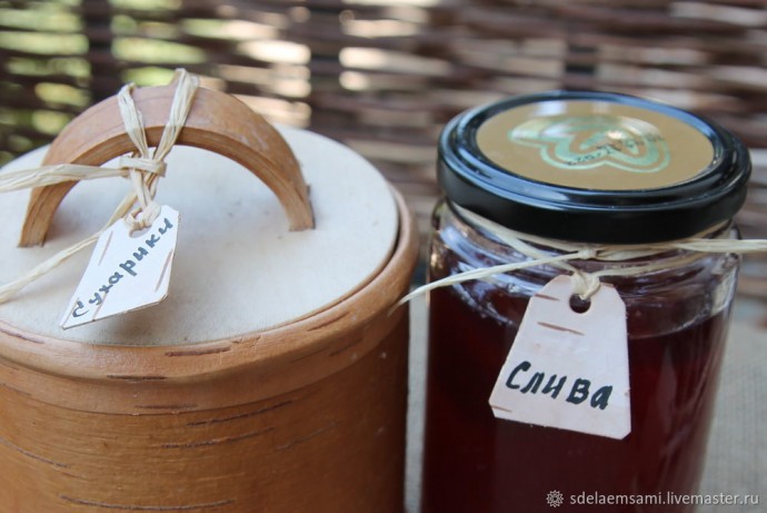 Делаем из бересты многоразовые бирки