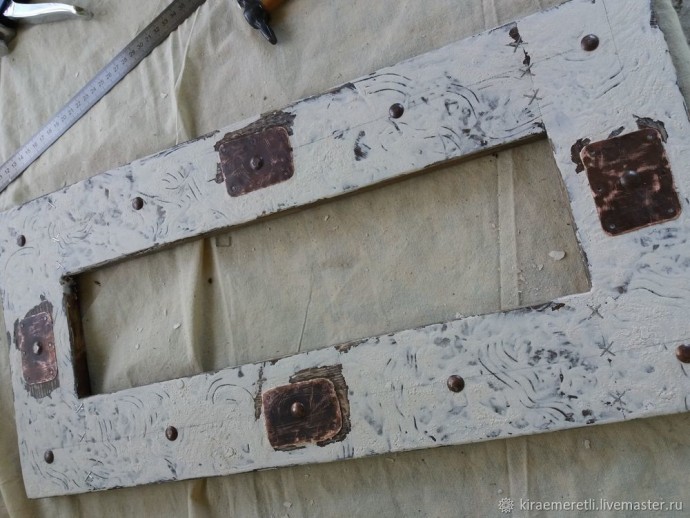 Декорируем раму для левкаса: часть 2