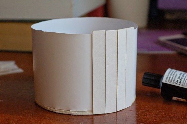 Бочонок из палочек для мороженого