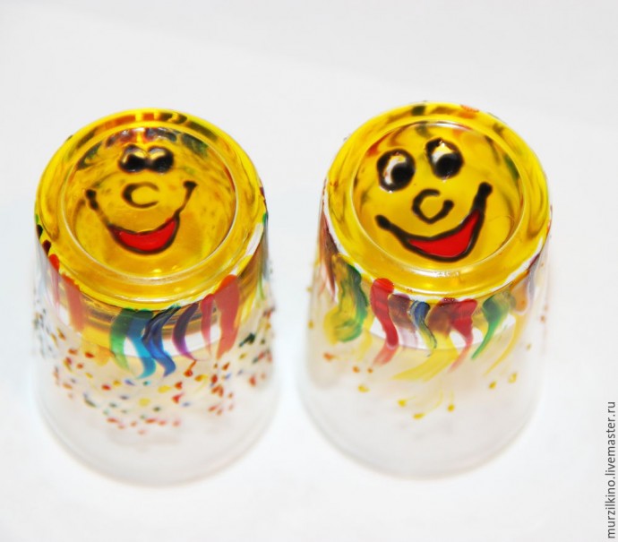 Как сделать радужные стопочки-улыбашки: часть 3