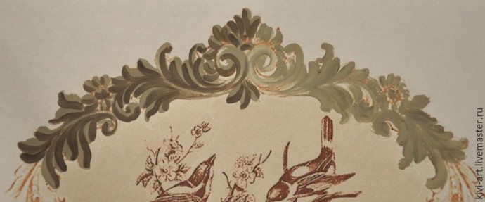 Декорируем чайную коробку "В старом шале": часть 2