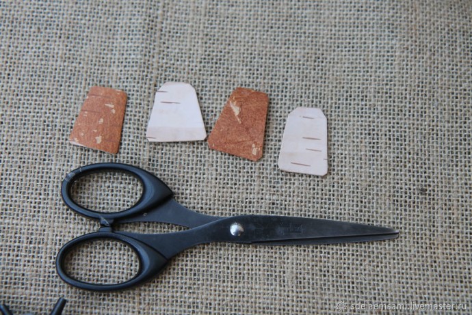 Делаем из бересты многоразовые бирки