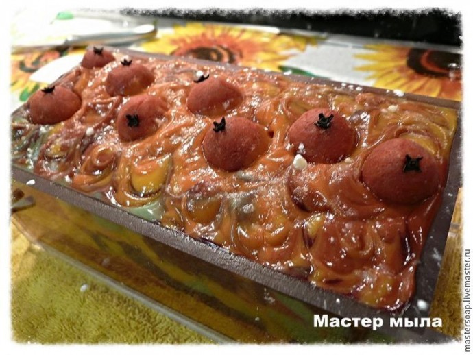 Варим мыло с яблочками с нуля: часть 4