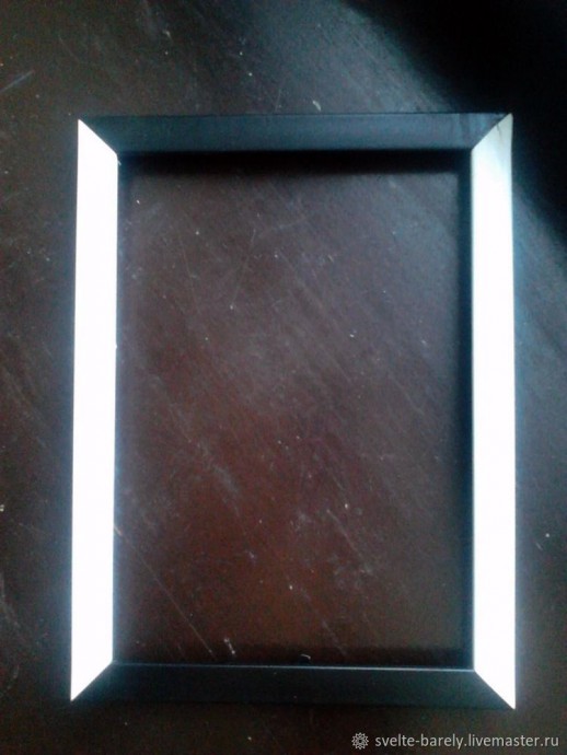 Декорируем рамку в технике кракелюр