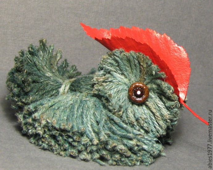 Мастерим райскую птичку из природных материалов: часть 2