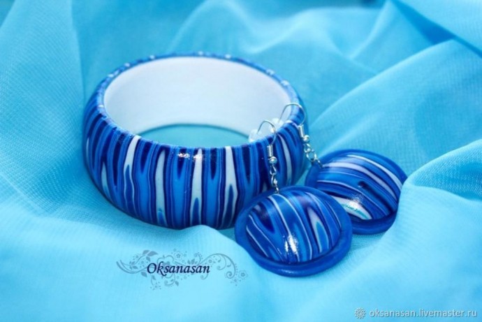 Создаем браслет в экструдерной технике из полимерной глины