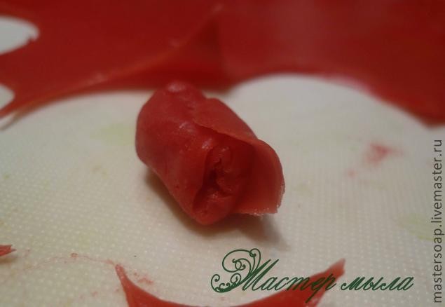 Мастер-класс по мыльной композиции "Красный мак": часть 4
