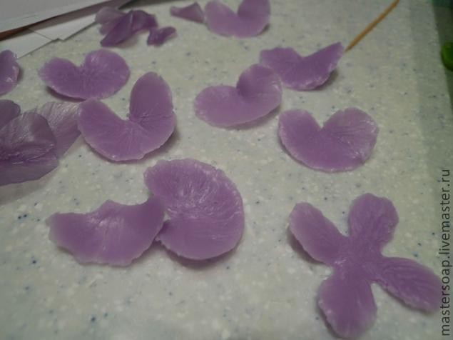 Мастер-класс мыльного букета "Цветочная поляна": часть 1