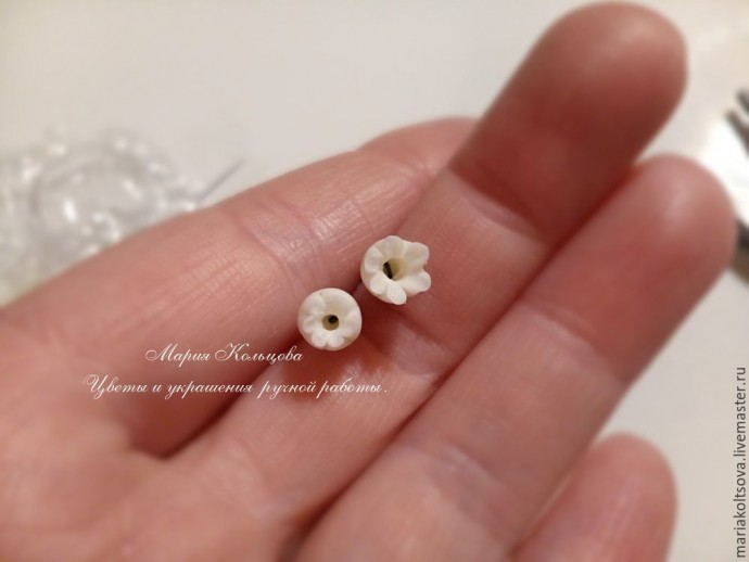 Мастер-класс по лепке мускарика (мышиного гиацинта) из полимерной глины: часть 1