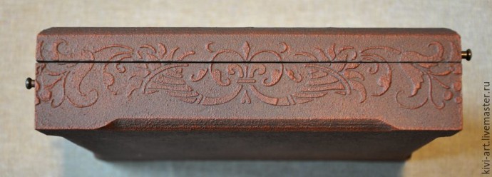 Декорируем чайную коробку "В старом шале": часть 5