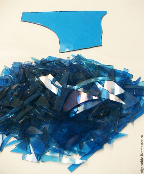 Создаем подсвечник из цветного стекла в технике фьюзинг: часть 1