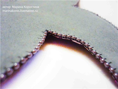 Вышиваем бисером цветок колье "Весенняя Рапсодия": часть 3