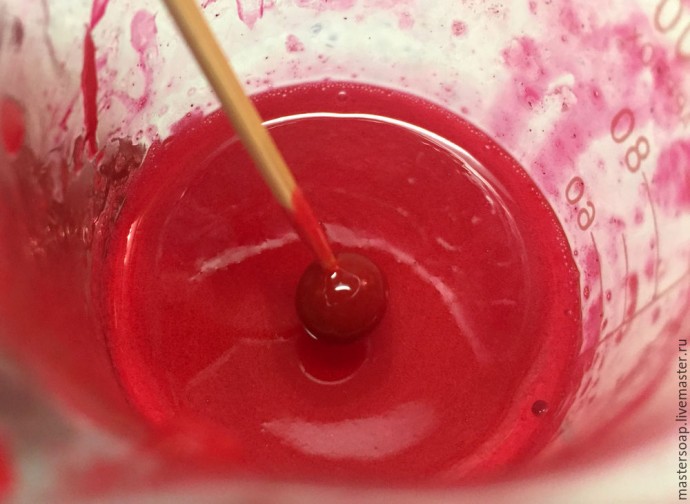 Мастер-класс по созданию мыла с нуля "Калинка-малинка": часть 3
