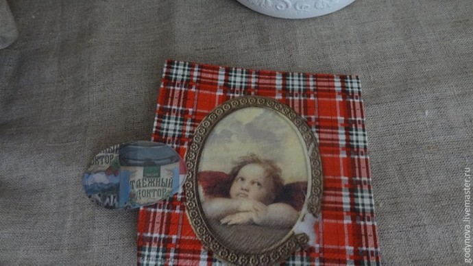 Мастер-класс: декор бутылки для святой воды в технике декупаж, часть 2