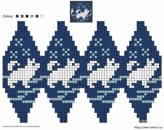 Схемы для вязания новогодних шаров