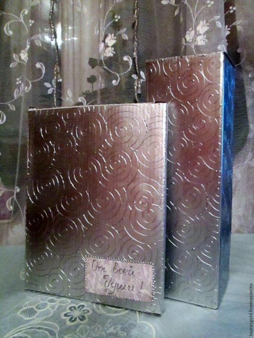 Делаем подарочный пакетик из обычного