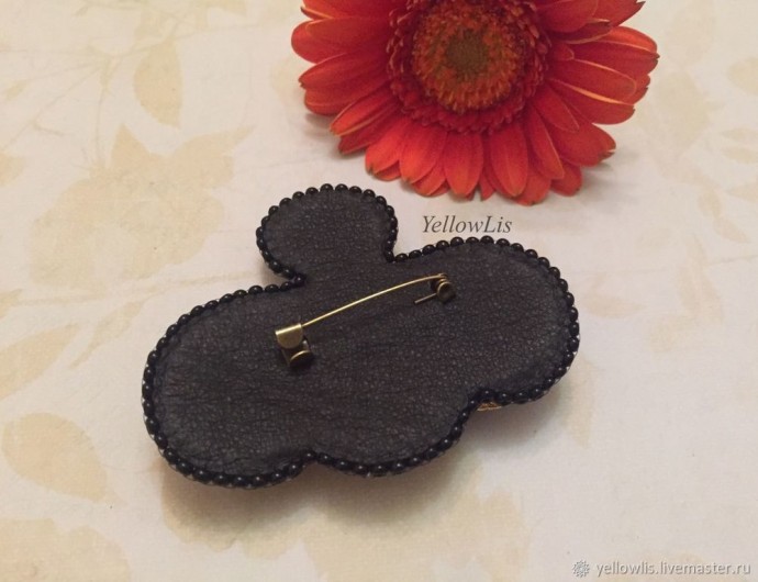 Мастерим брошь "Мотылек"
