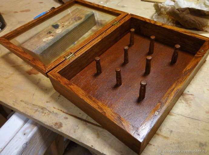 Как изготовить ключницу из дуба с нуля