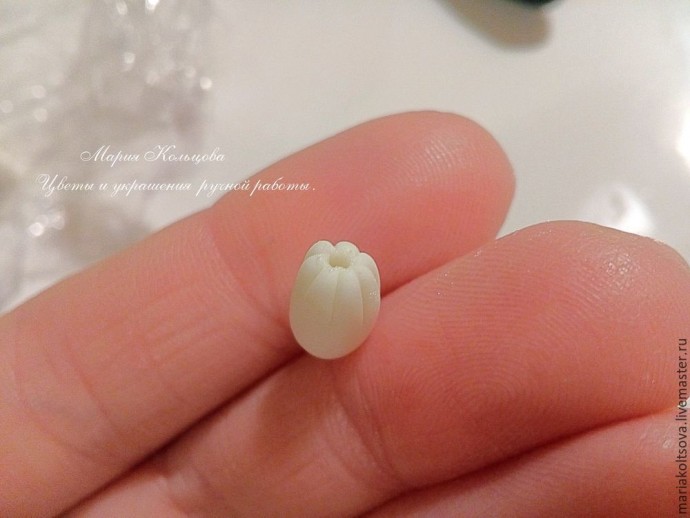 Мастер-класс по лепке мускарика (мышиного гиацинта) из полимерной глины: часть 1