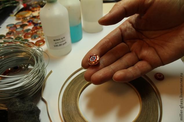 Фьюзинго-витражная брошь: часть 1