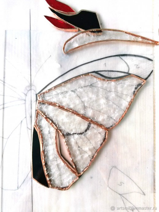 Тонкости изготовления светильника в технике Тиффани: часть 2