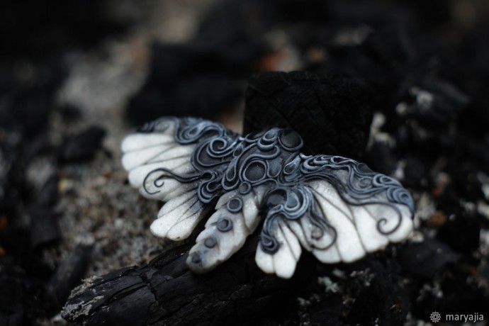 Лепим бабочку из полимерной глины: часть 1