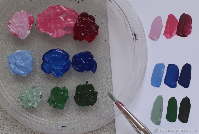 Рисуем цветы "Разбитое сердце"