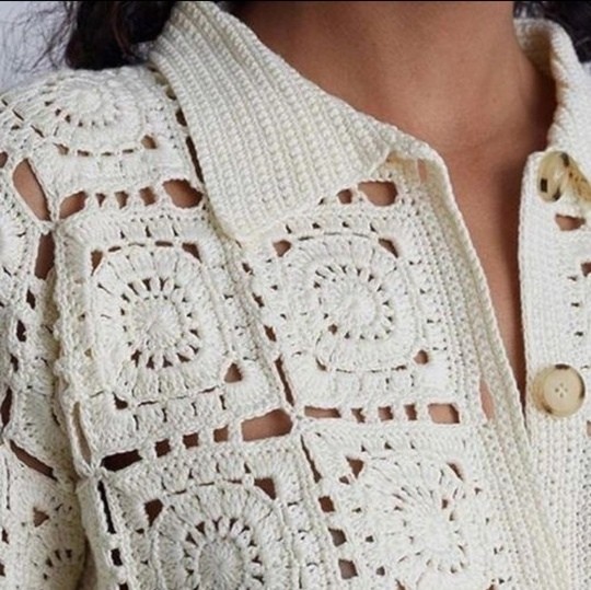 Чудесный жакет и рубашка из мотивов