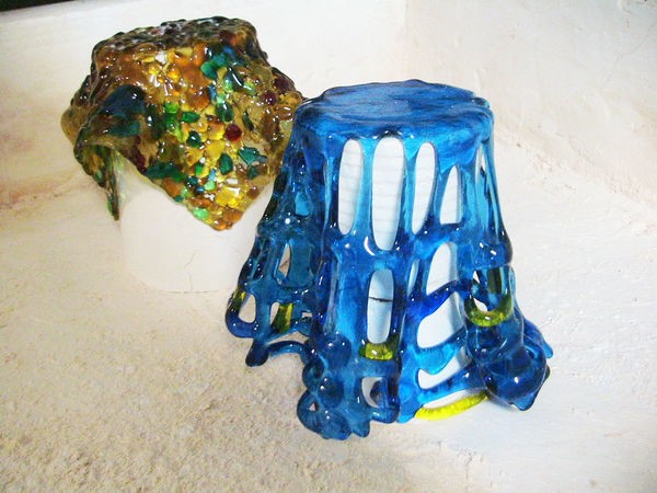 Создаем подсвечник из цветного стекла в технике фьюзинг: часть 3