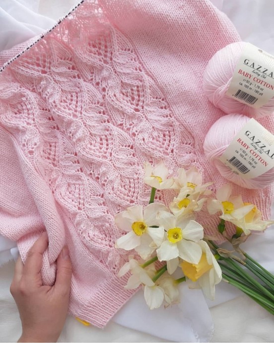 Невероятной красоты узор "Медвежьи лапки"