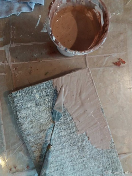 Создаем живописную работу в технике "левкас": часть 1