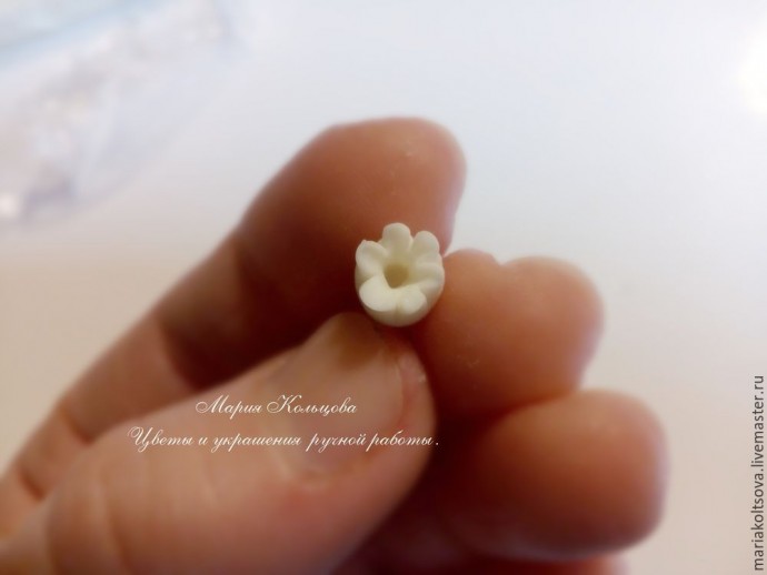 Мастер-класс по лепке мускарика (мышиного гиацинта) из полимерной глины: часть 1