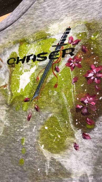 Роспись одежды: лайфхак с надписями