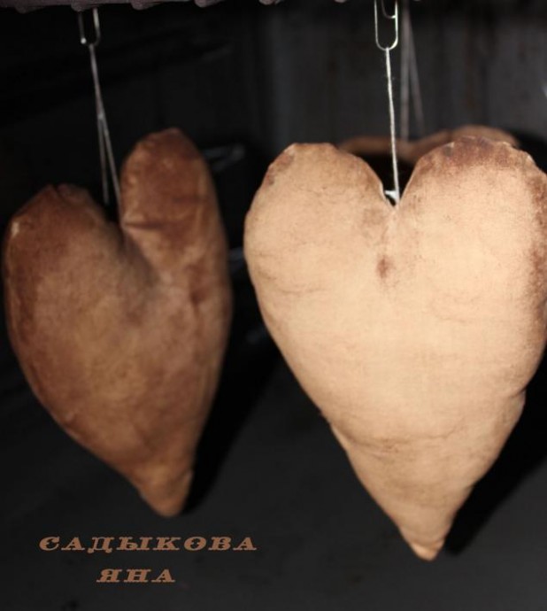 Изготовление кофейного сердечка