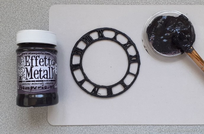 Декорируем часы "Экс-ан-Прованс": часть 2