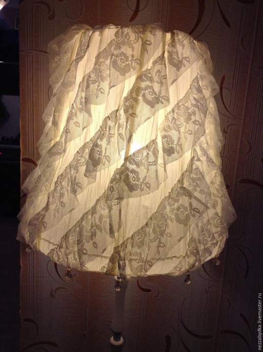 Мастерим торшер в стиле шебби шик: часть 2