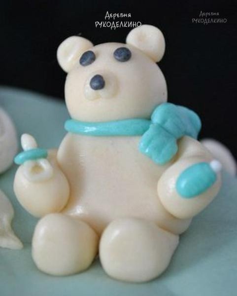 Делаем молочную сахарную мастику для лепки украшений на торт