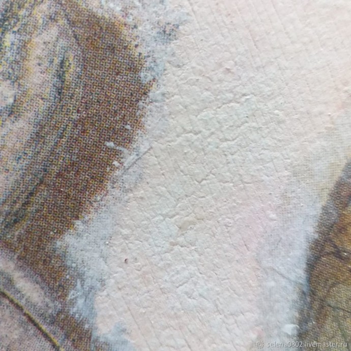 Декорируем разделочную доску в технике декупаж с эффектом кракелюр: часть 1