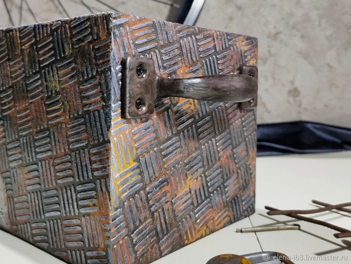 Короб для хранения "Бетон и ржавчина"