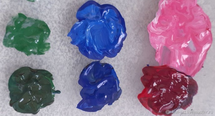 Рисуем цветы "Разбитое сердце"