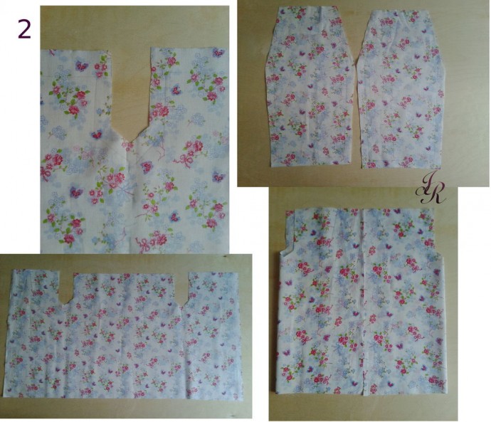 Шьём летний комплект "Машенька" в славянском стиле за 1 день: часть 1