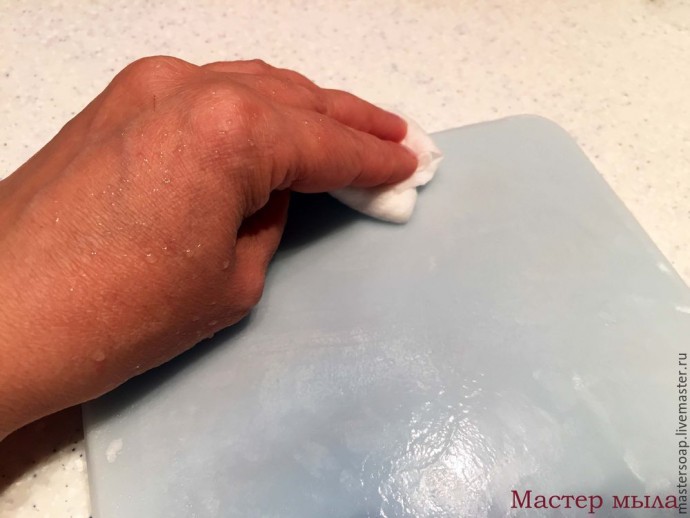 Мастер-класс по мыльной картине "Снегирь": часть 3