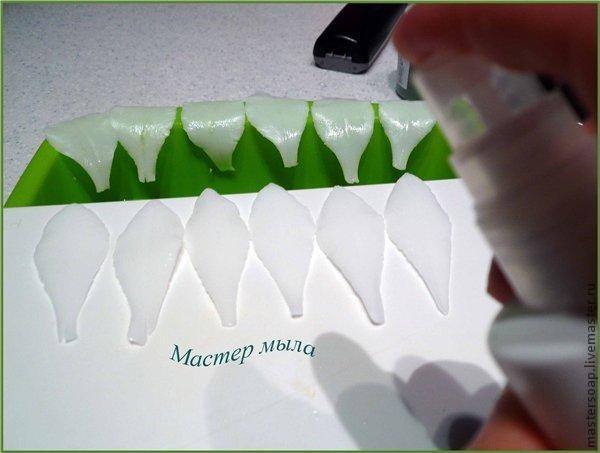 Мастер класс по изготовлению мыльной лилии: часть 3
