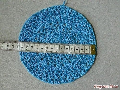 Шляпка крючком