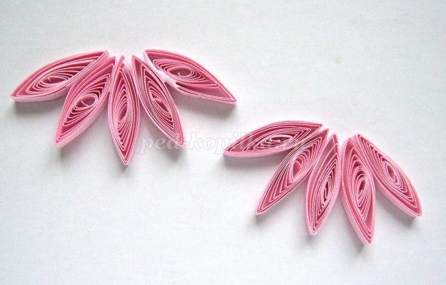 Открытка с эхинацеей в технике квиллинга: мастер-класс, часть 2