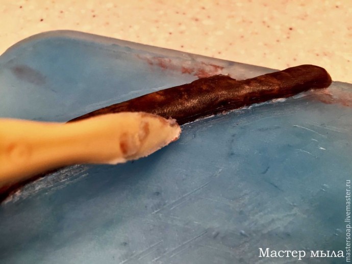 Мастер-класс по мыльной картине "Снегирь": часть 3