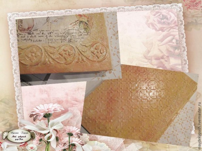 Декорируем обложку блокнота в винтажном стиле: часть 3