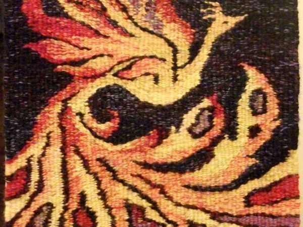 Ткём гобелен "Жар-птица": часть 2