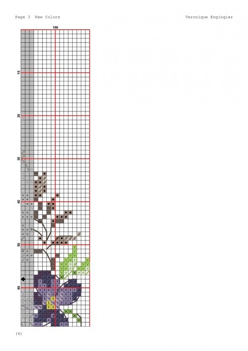 Круглая вышивка с калиткой