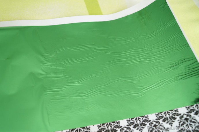 Как сделать имитацию парчи для декупажных работ